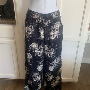 funky printed flowy pants